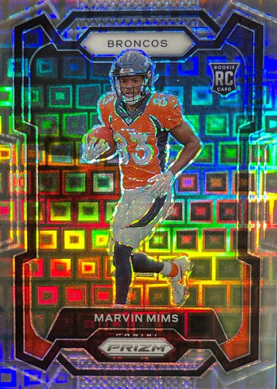 Marvin Mims 2023 Prizm #327 Pandora /400 Rookie PSA 10