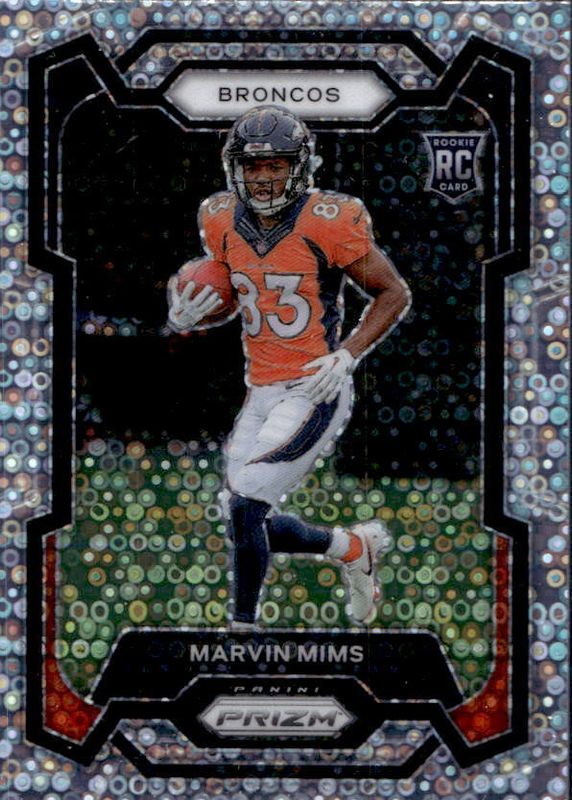 Marvin Mims 2023 Prizm #327 No Huddle Rookie PSA 10