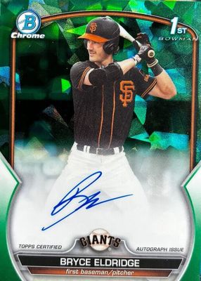 2023 Bowman Draft Sapphire Edition #CDA-BE Chrome Prospect Auto - Green /99 (1st)