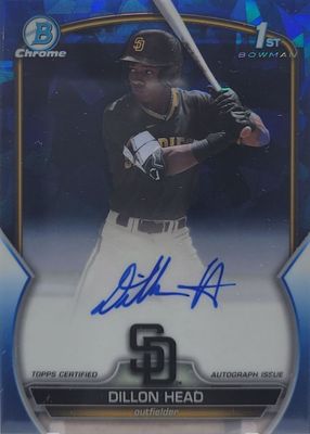 2023 Bowman Draft Sapphire Edition #CDA-DHE Chrome Prospect Auto /199 (1st)