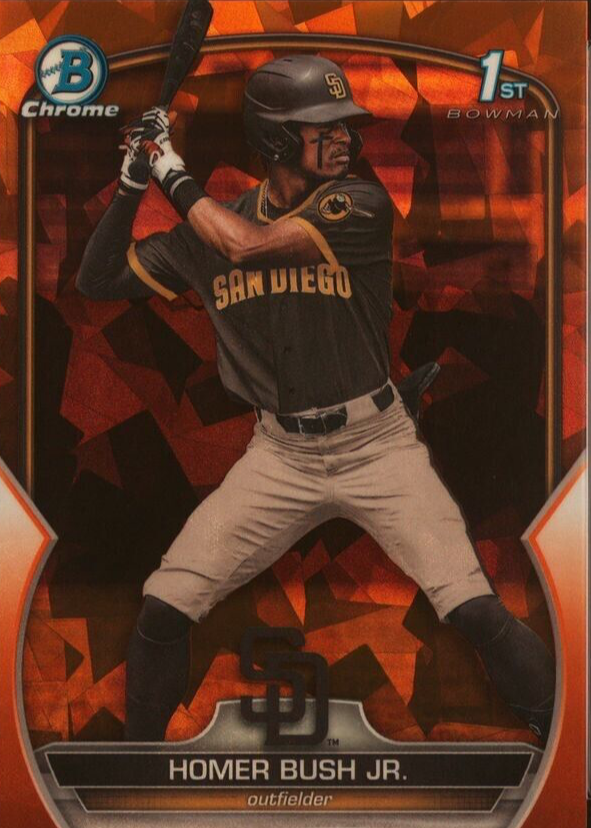 Homer Bush Jr. 2023 Bowman Draft Sapphire Edition #BDC-124 Chrome