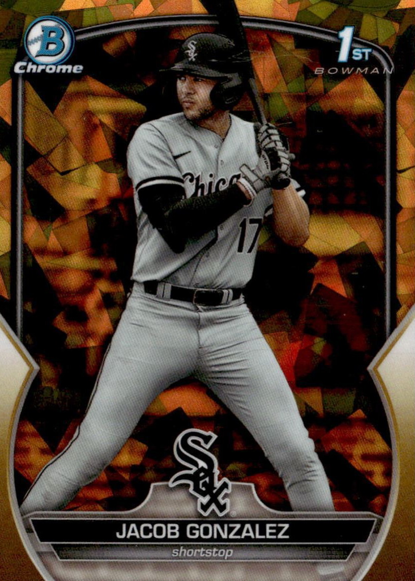 Jacob Gonzalez 2023 Bowman Draft Sapphire Edition #BDC-167 Chrome 
