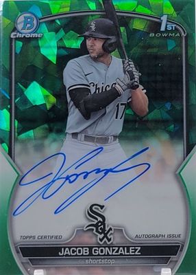 2023 Bowman Draft Sapphire Edition #CDA-JGO Chrome Prospect Auto - Green /99 (1st)