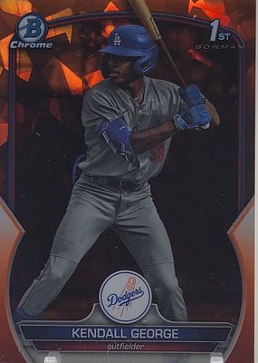 2023 Bowman Draft Sapphire Edition #BDC-190 Chrome - Orange /25 (1st)