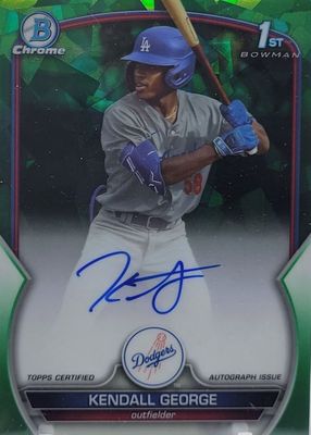 2023 Bowman Draft Sapphire Edition #CDA-KG Chrome Prospect Auto - Green /99 (1st)