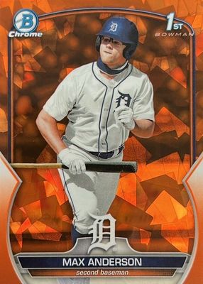 2023 Bowman Draft Sapphire Edition #BDC-144 Chrome - Orange /25 (1st)