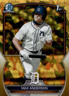 2023 Bowman Draft Sapphire Edition #BDC-144 Chrome - Gold /50 (1st)