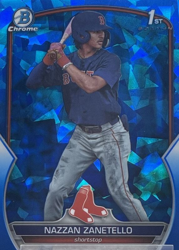 Nazzan Zanetello 2023 Bowman Draft Sapphire Edition #BDC-3 Chrome (1st) RAW