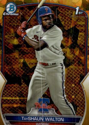 2023 Bowman Draft Sapphire Edition #BDC-183 Chrome - Gold /50 (1st)