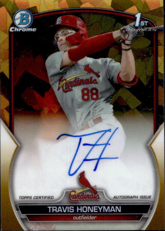 2023 Bowman Draft Sapphire Edition #CDA-TH Chrome Prospect Auto - Gold /50 (1st)