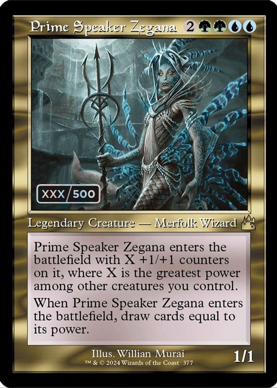 2024 Ravnica Remastered #0377 Retro Frame /500