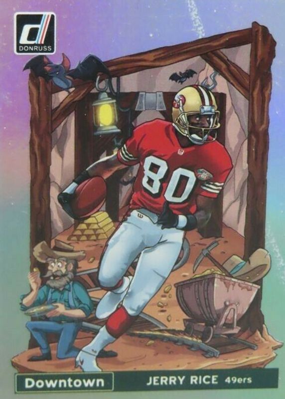 Jerry Rice 2020 Donruss #D-JR Downtown /(SSP) RAW