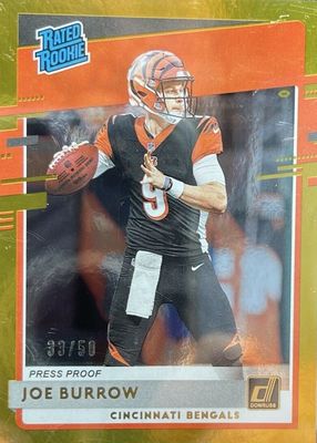 2020 Donruss #301 Press Proof Gold /50