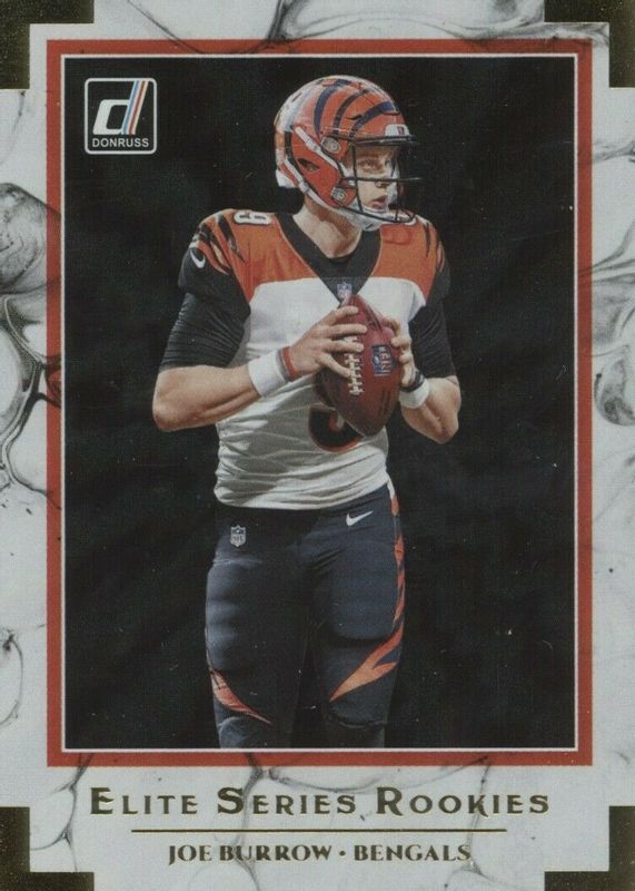 Joe Burrow 2020 Donruss #ESR-JB The Elite Series Rookies Rookie PSA 9