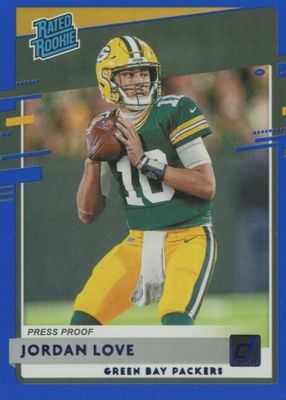 2020 Donruss #304 Press Proof Blue