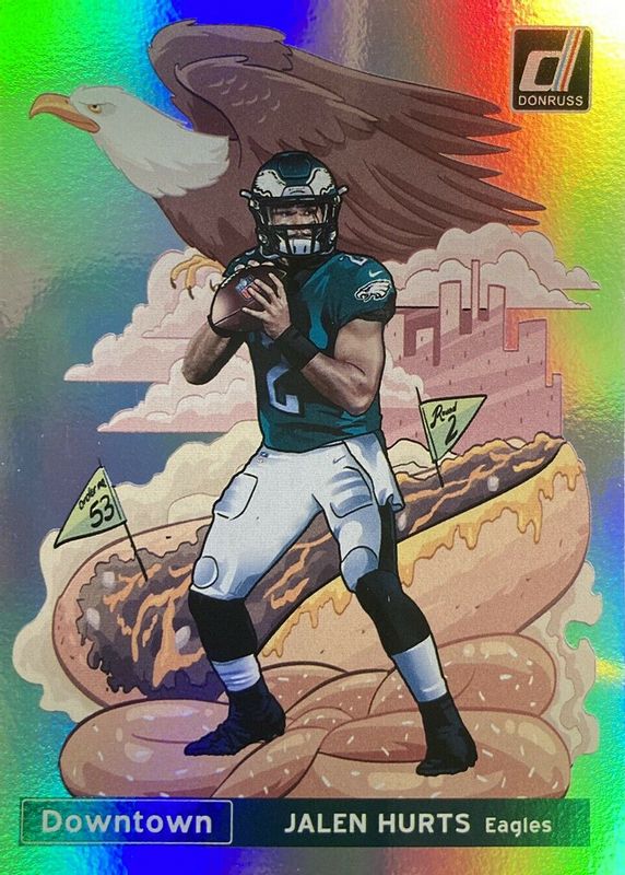 Jalen Hurts 2020 Donruss DJH Downtown /(SSP) Price Guide Sports