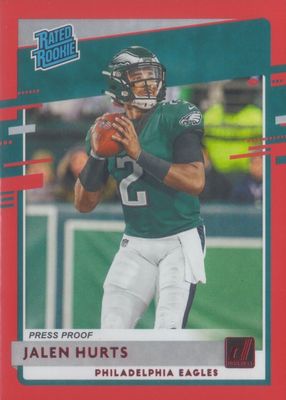 2020 Donruss #314 Press Proof Red