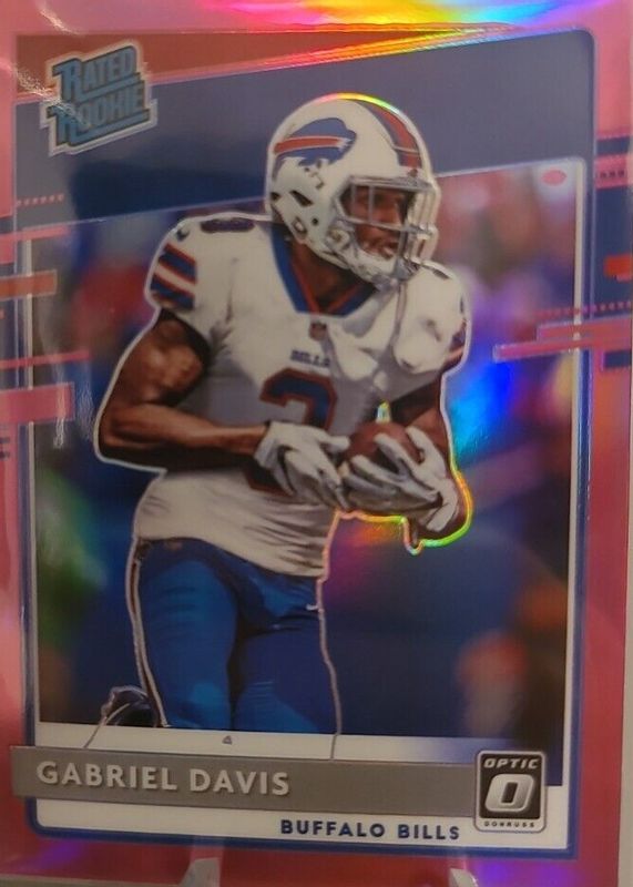 Gabriel Davis 2020 Donruss #P-337 Optic Preview - Pink Rookie SGC 9.5