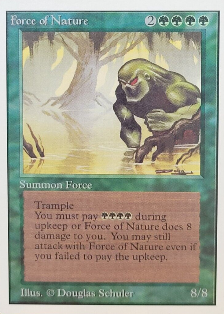 FORCE OF NATURE 『FORCE FIELD / MAGIC H…』 Force of Nature 1993 Unlimited Edition Base Price Guide