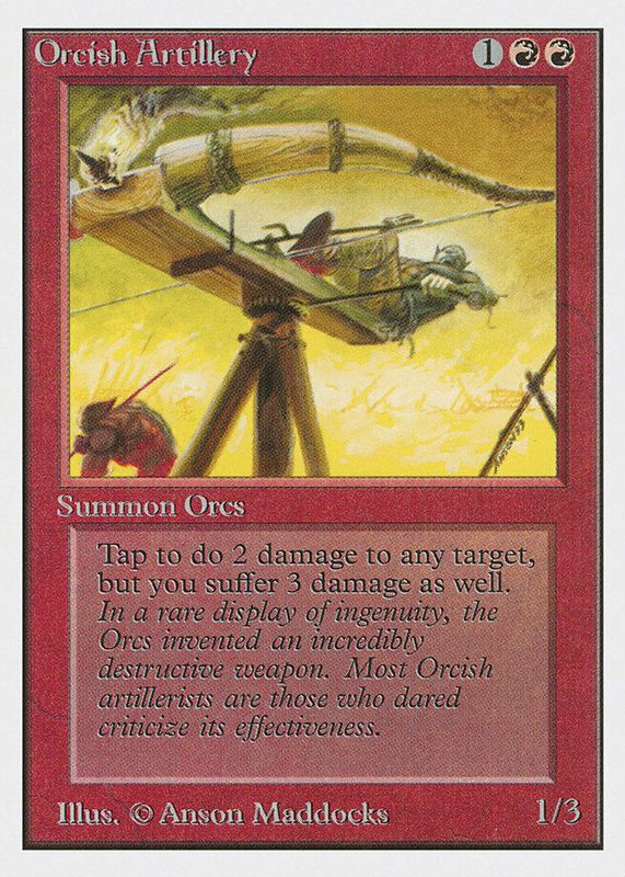 Orcish Artillery 1993 Unlimited Edition Base BGS 1