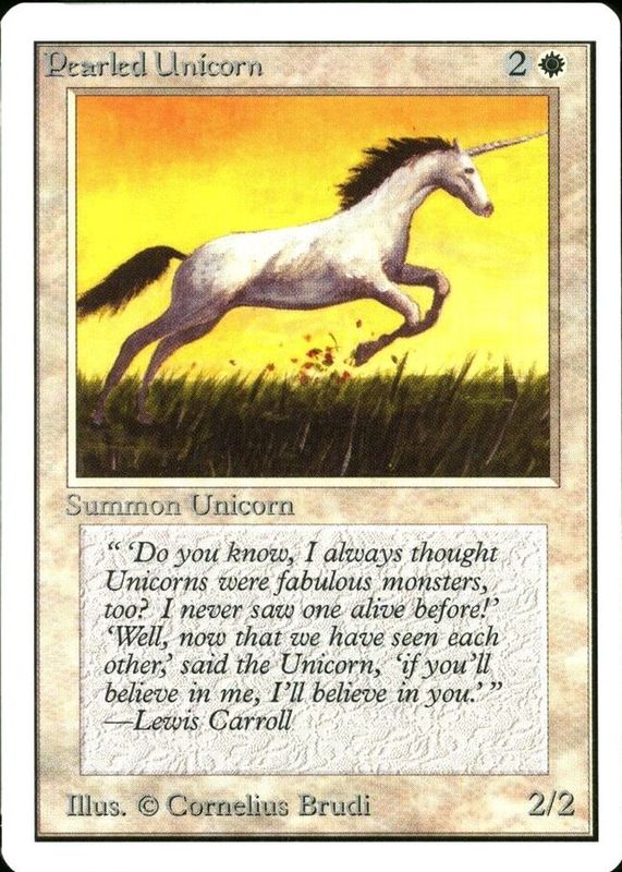 Pearled Unicorn 1993 Unlimited Edition Base PSA 10