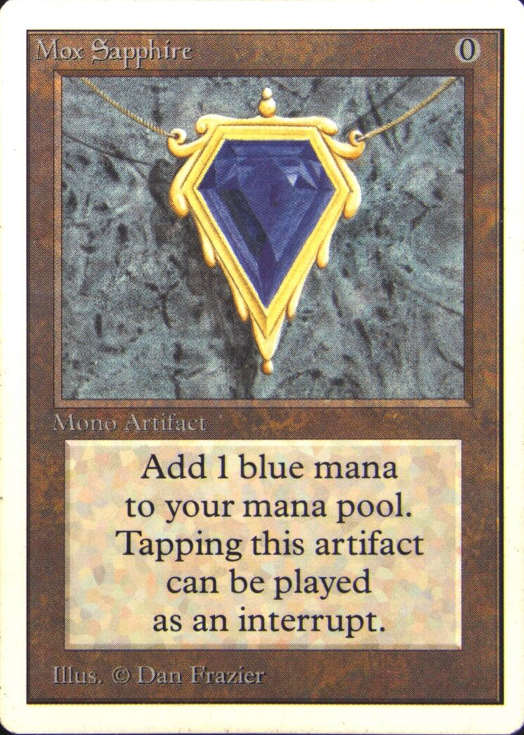 Mox Sapphire 1993 Beta Edition Base Price Guide - Sports Card Investor