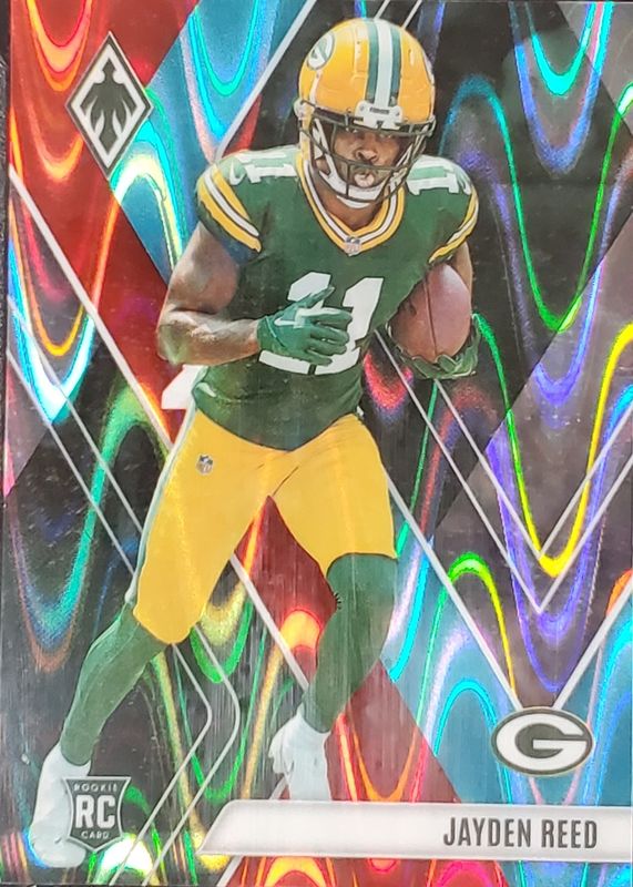 Jayden Reed 2023 Phoenix #111 Fire & Ice Seismic /50 Rookie RAW
