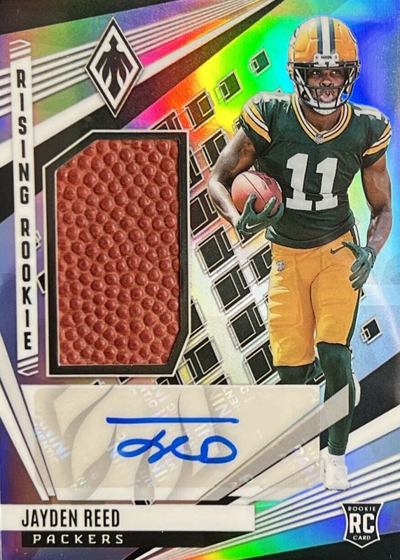 Jayden Reed 2023 Phoenix #RMS-JRE Rising Rookie Material Signatures (/199) RAW