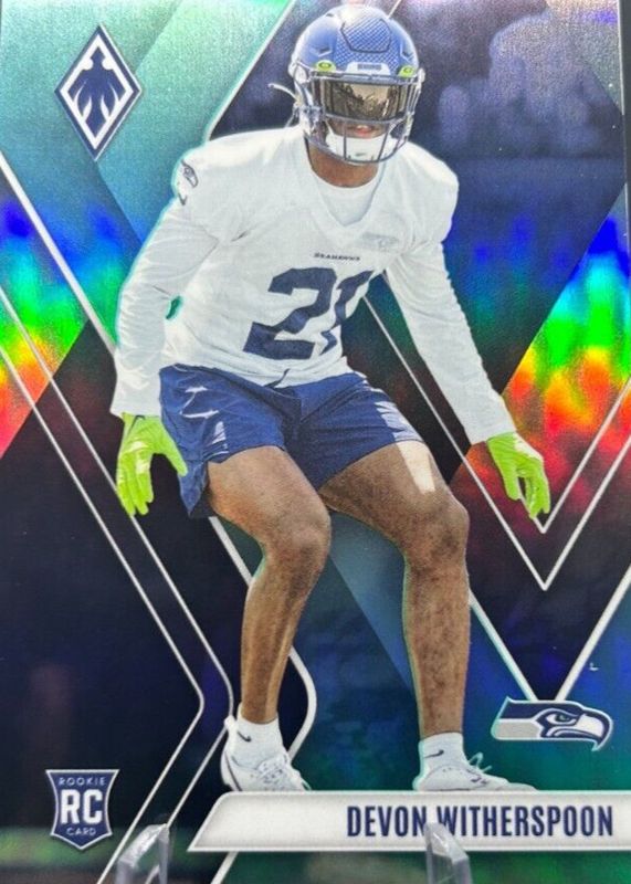 Devon Witherspoon 2023 Phoenix #145 Teal /150 Rookie RAW