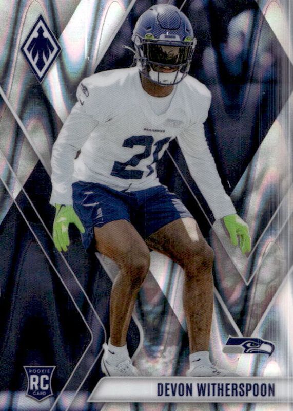 Devon Witherspoon 2023 Phoenix #145 Silver Seismic Rookie RAW