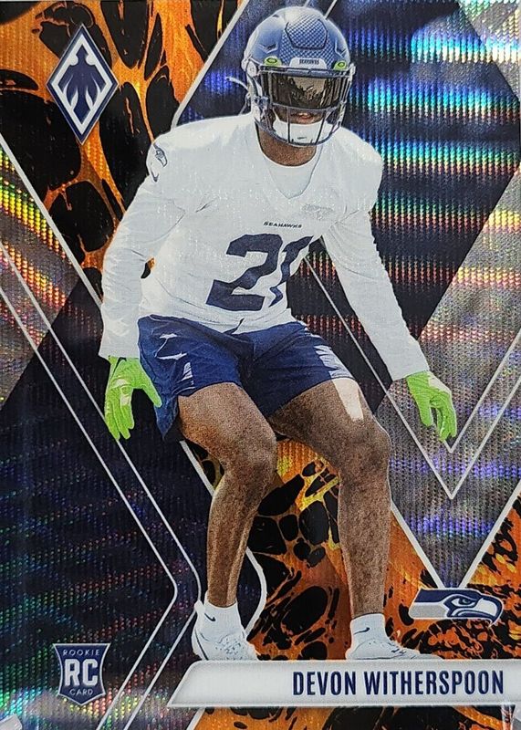 Devon Witherspoon 2023 Phoenix #145 Lava /175 Rookie RAW