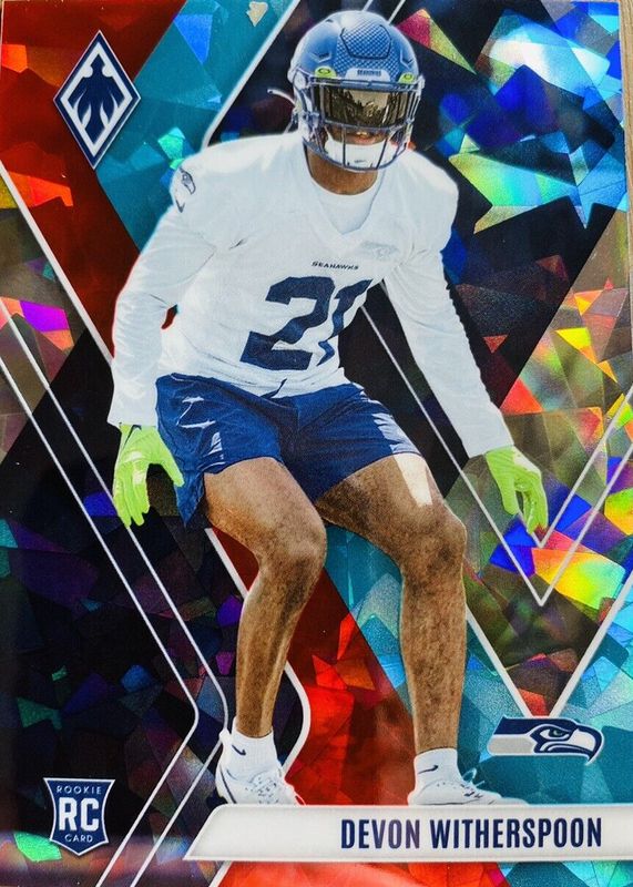 Devon Witherspoon 2023 Phoenix #145 Fire & Ice /50 Rookie RAW