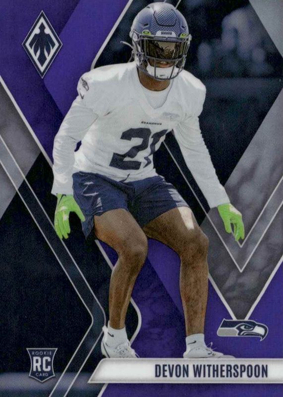 Devon Witherspoon 2023 Phoenix #145 Purple /125 Rookie RAW