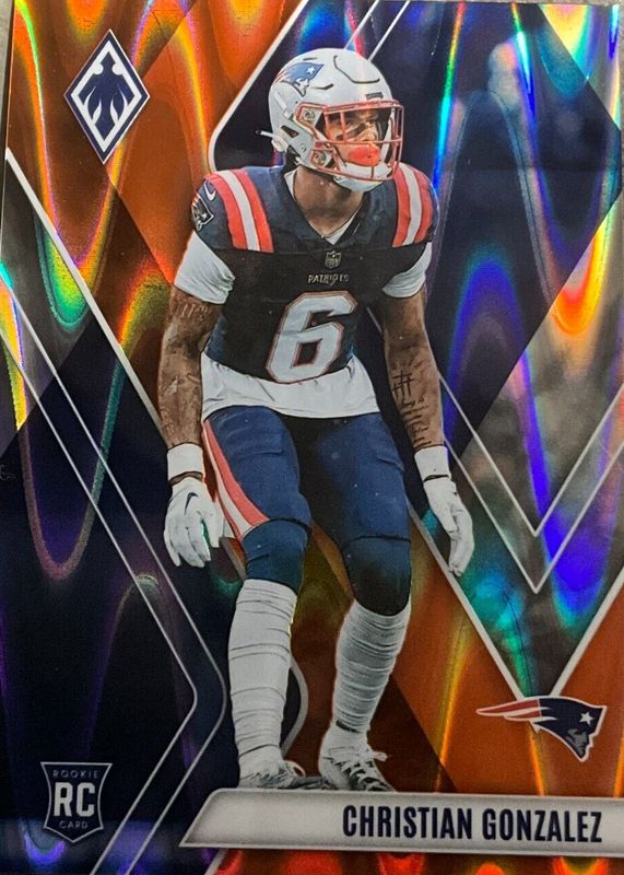Christian Gonzalez 2023 Phoenix #148 Orange Seismic /99 Rookie RAW