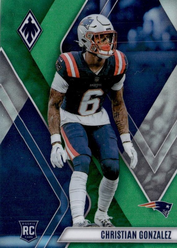 Christian Gonzalez 2023 Phoenix #148 Green /25 Rookie RAW
