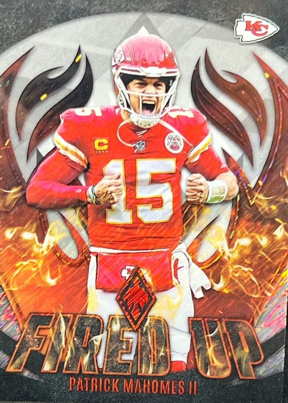 Patrick Mahomes II 2023 Phoenix #FU-1 Fired Up - White Shimmer /(SSP) RAW
