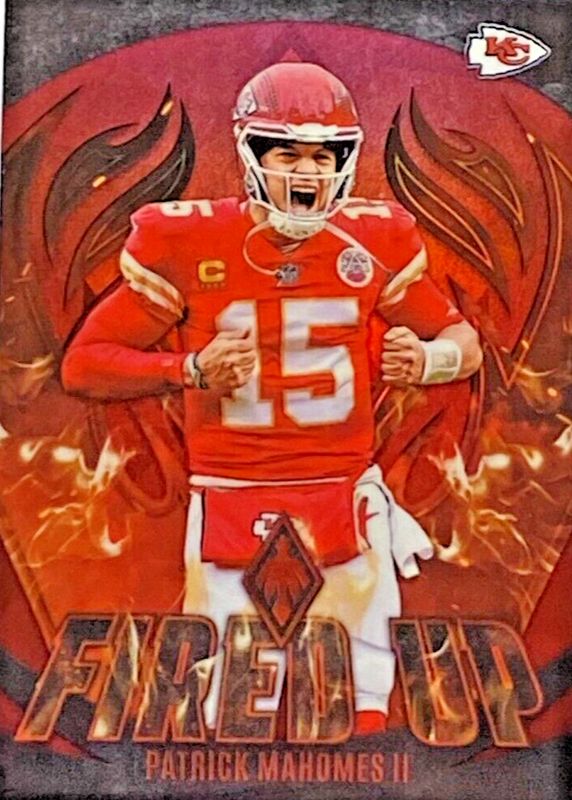 Patrick Mahomes II 2023 Phoenix #FU-1 Fired Up - Red /199 RAW