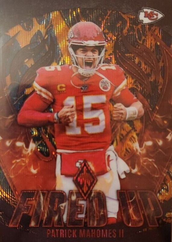 Patrick Mahomes II 2023 Phoenix #FU-1 Fired Up - Lava /150 RAW