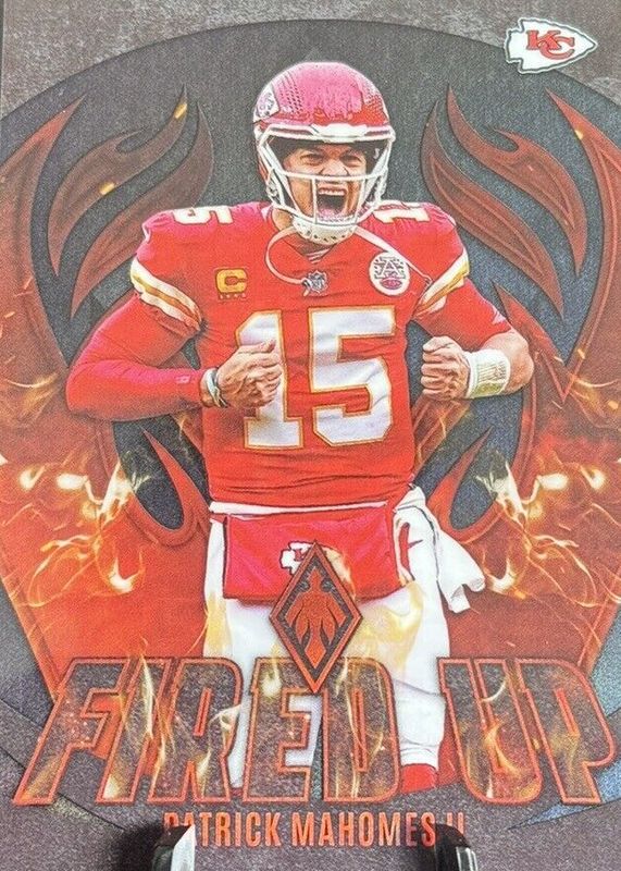 Patrick Mahomes II 2023 Phoenix #FU-1 Fired Up - Black /10 RAW