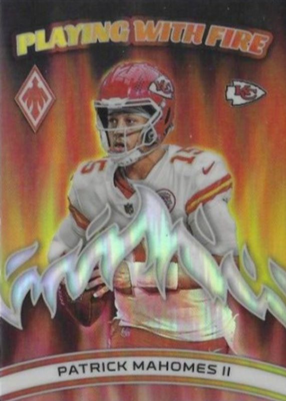 Patrick Mahomes II 2023 Phoenix #PWF-8 Playing with Fire - Silver RAW