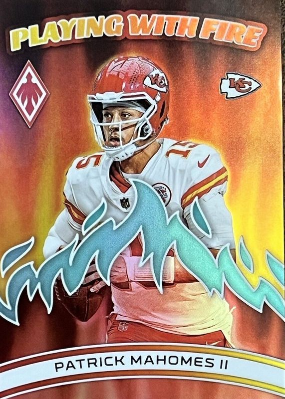 Patrick Mahomes II 2023 Phoenix #PWF-8 Playing with Fire - Teal /125 RAW