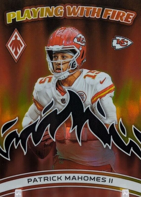 Patrick Mahomes II 2023 Phoenix #PWF-8 Playing with Fire - Black /10 RAW