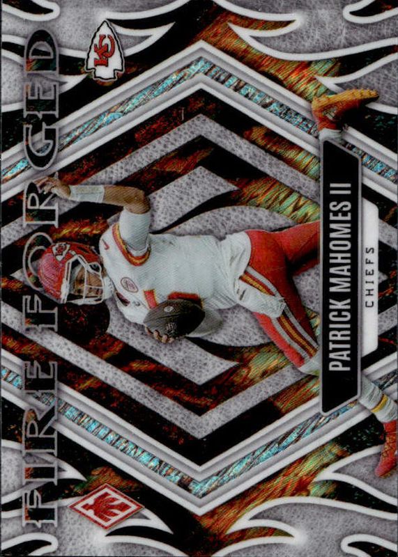 Patrick Mahomes II 2023 Phoenix #FF-1 Fire Forged - White Shimmer /(SSP) RAW