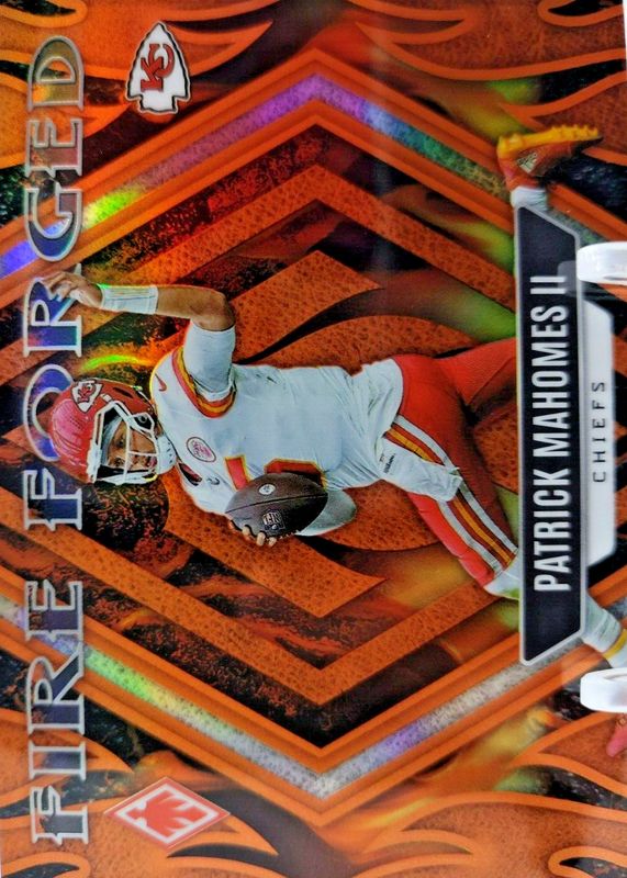 Patrick Mahomes II 2023 Phoenix #FF-1 Fire Forged - Orange /99 RAW
