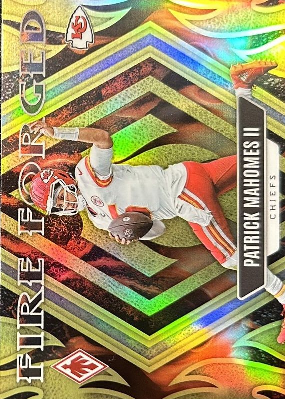 Patrick Mahomes II 2023 Phoenix #FF-1 Fire Forged - Yellow /75 RAW