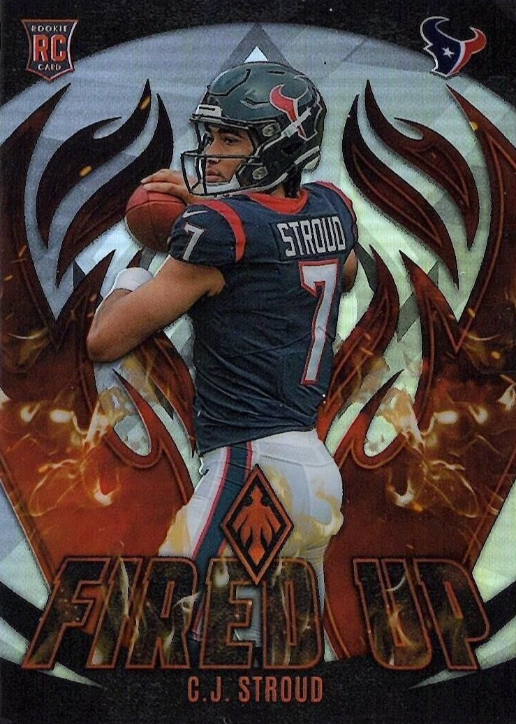 CJ Stroud 2023 Phoenix #FU-2 Fired Up - Silver Price Guide