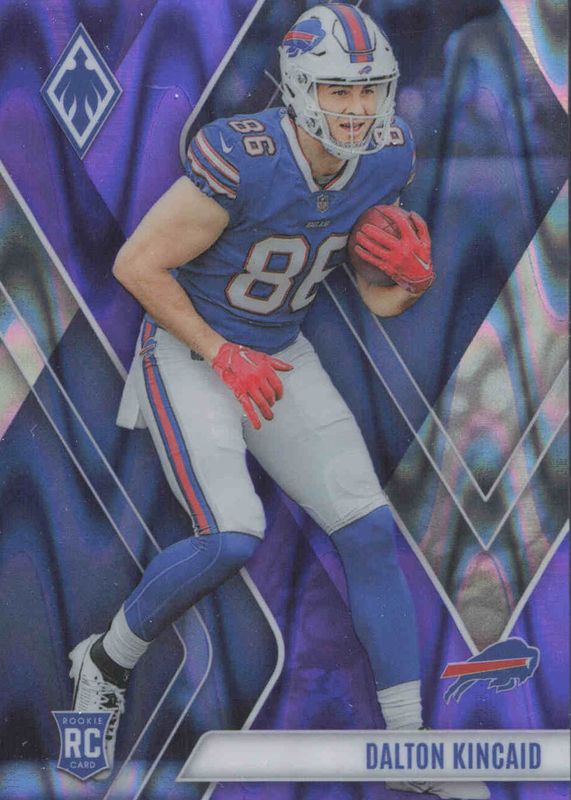 Dalton Kincaid 2023 Phoenix #114 Purple Seismic /125 Rookie RAW