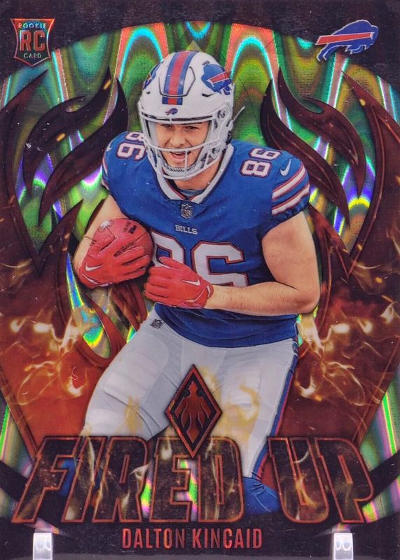 Dalton Kincaid 2023 Phoenix #FU-20 Fired Up - Silver Seismic Rookie RAW