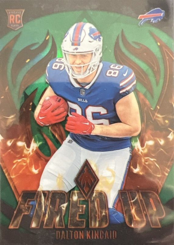 Dalton Kincaid 2023 Phoenix #FU-20 Fired Up - Green /15 Rookie RAW