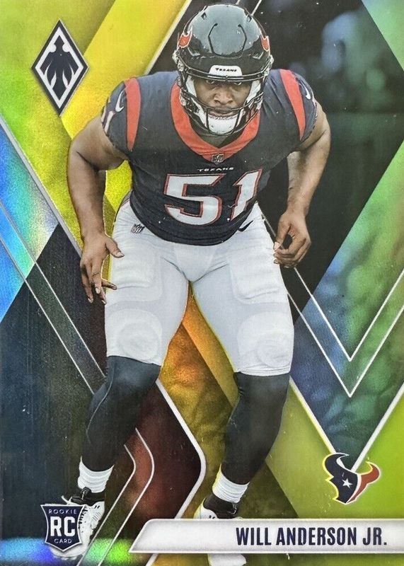 Will Anderson Jr. 2023 Phoenix #144 Yellow /75 Rookie RAW